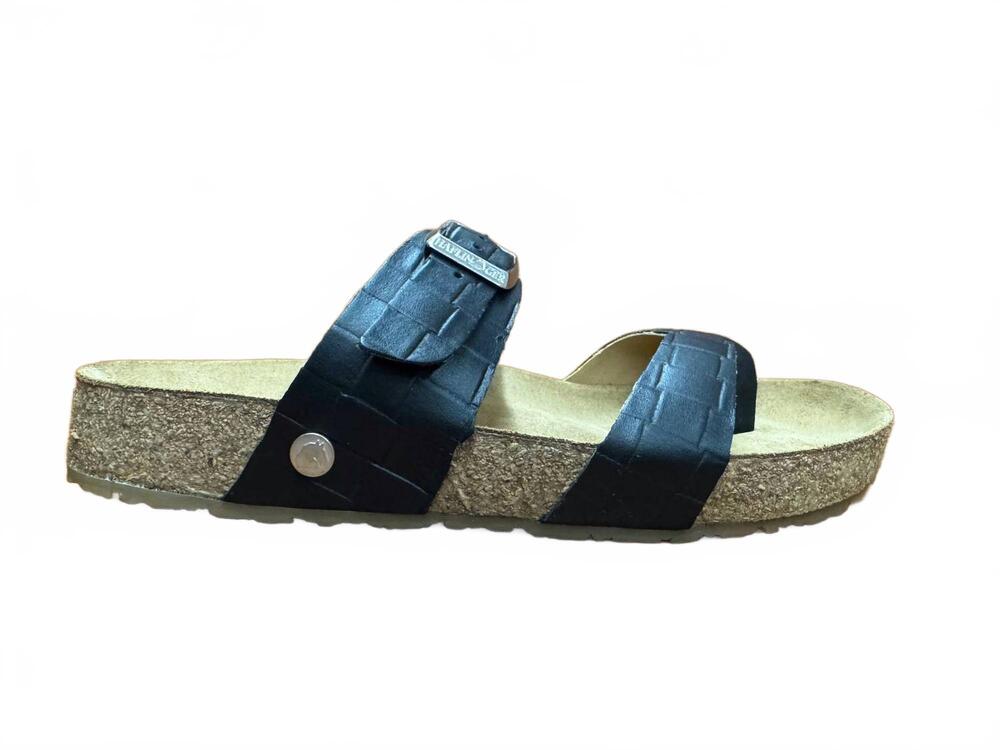 NEW HAFLINGER women's juno sandal in nero